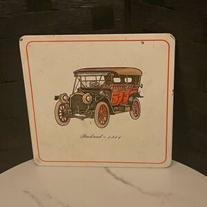 Vintage Hot Pad Wall Plaque 1911 Packard 6inx6in Very Cool collectible